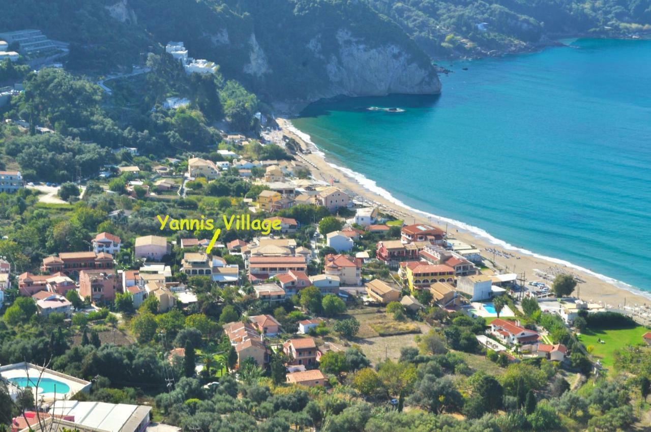 Holiday Studio Apartments Yannis On The Beach Of Agios Gordios In Corfu Luaran gambar